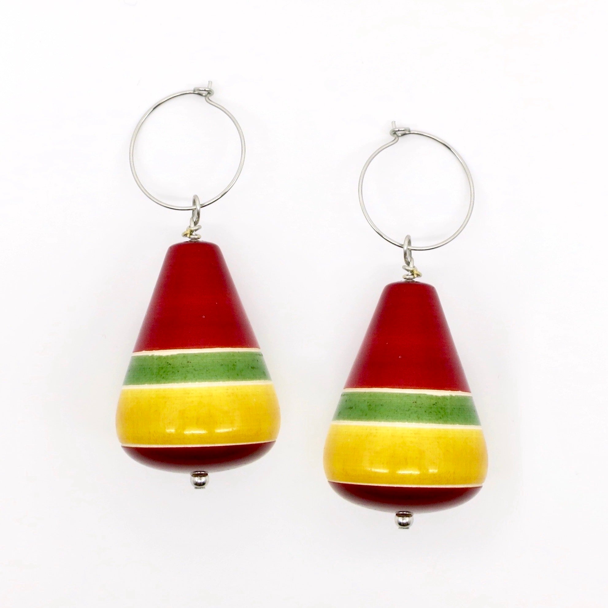 Banded Love earrings (available in 4 different colors) - Craft Stories