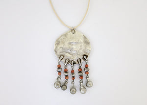 Stunning, coral-fringed, tribal pendant from Uzbekistan - Craft Stories