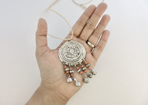 Stunning, coral-fringed, tribal pendant from Uzbekistan - Craft Stories