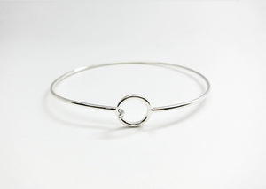 NEW! Minimalist chic bangles- wear with or without charms- solo or stacked - Lai
