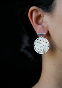 Zuri concentric circle pattern earrings - Lai
